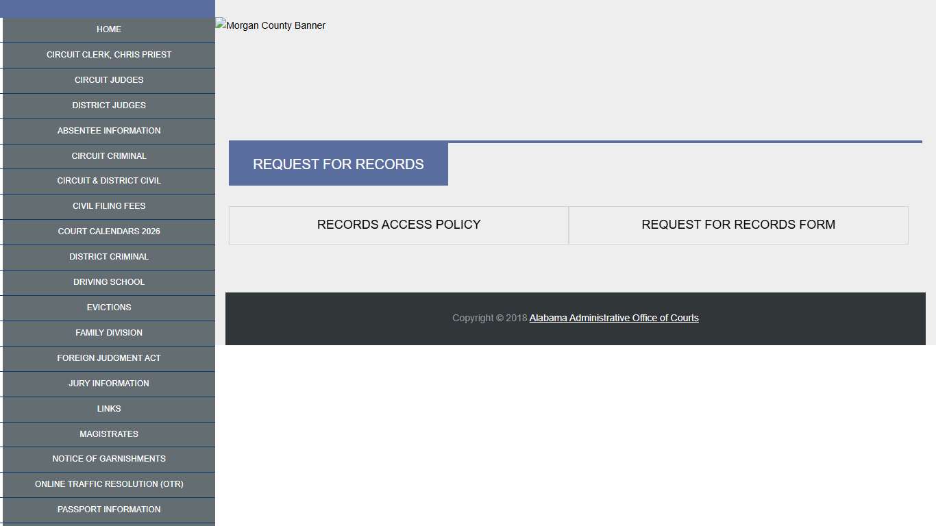 Morgan County - Eighth Circuit Court of Alabama